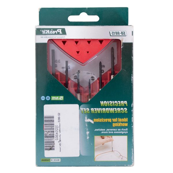 مجموعه 6 عددی پیچ گوشتی ساعتی پروسکیت مدل SD-9815