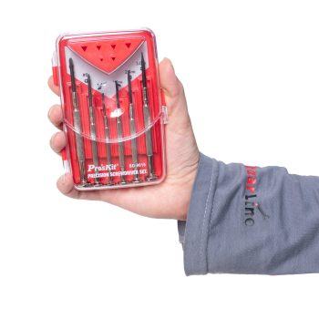 قیمت مجموعه 6 عددی پیچ گوشتی ساعتی پروسکیت مدل SD-9815