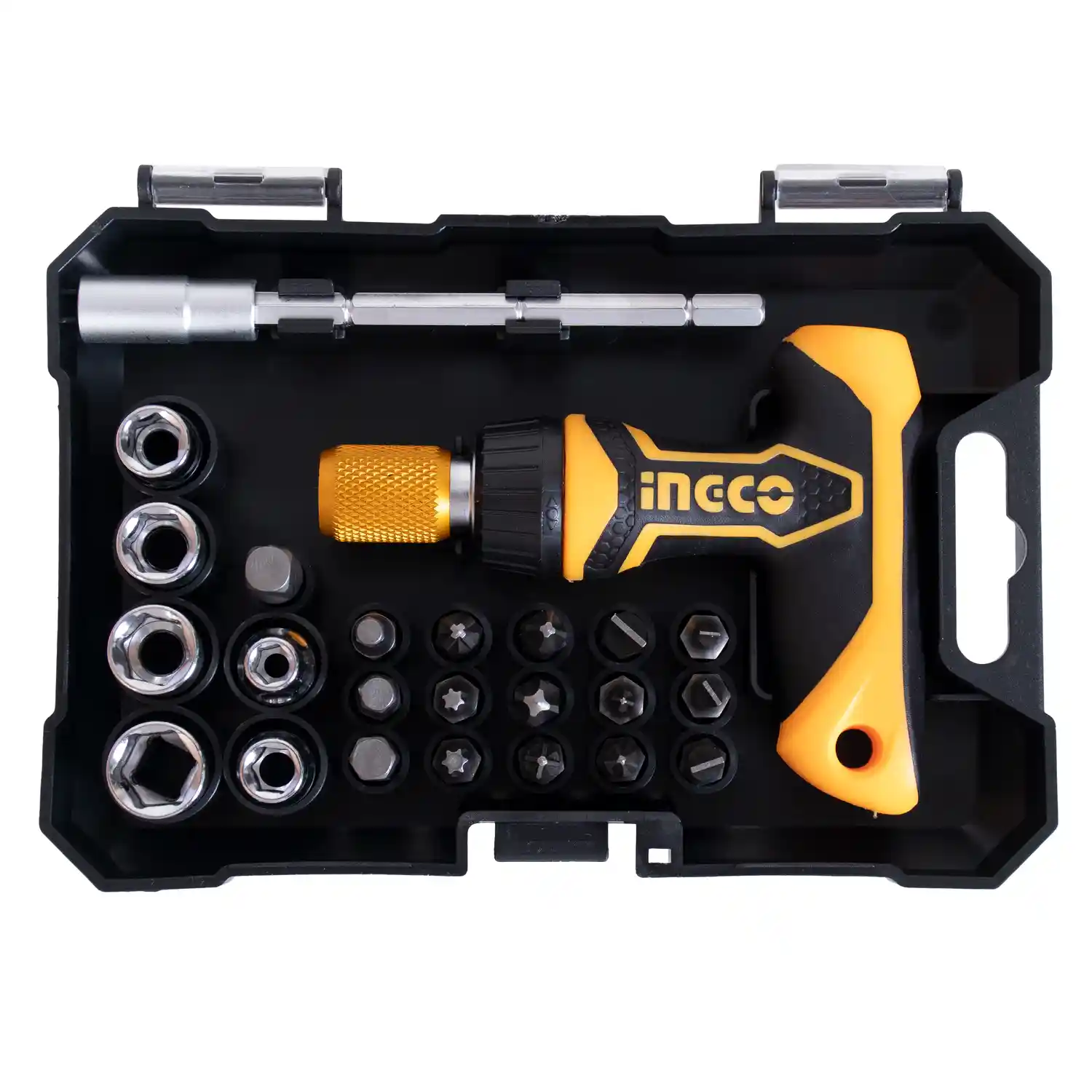 مجموعه ۲۴ عددی سری پیچ گوشتی و سری بکس اینکو مدل HKSDB0188