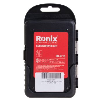 مجموعه 12 عددی پیچ گوشتی ساعتی رونیکس مدل RH-2713