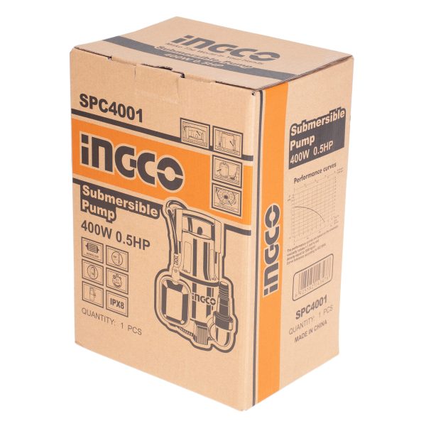 پمپ کف کش 8 متری 400 وات اینکو مدل SPC4001