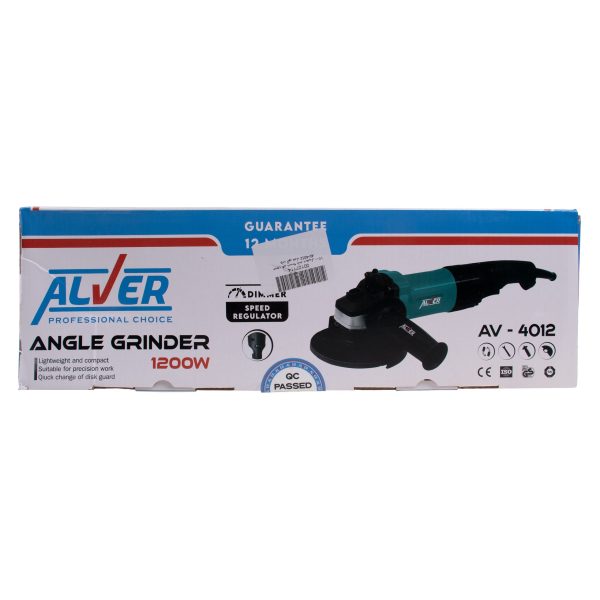 مینی فرز دسته بلند دیمردار 1200 وات آلور مدل AV-4012