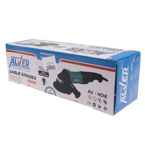 مینی فرز دسته بلند دیمردار 1200 وات آلور مدل AV-4012