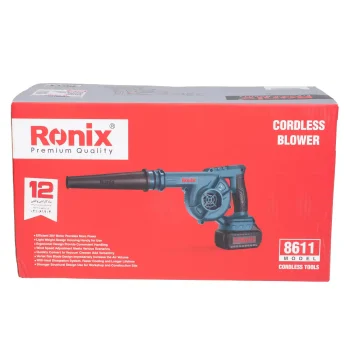 دستگاه دمنده مکنده شارژی ۲۰ ولت رونیکس مدل ۸۶۱۱