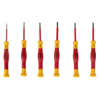 مجموعه ۶ عددی پیچ گوشتی ساعتی عایق برق اینکو مدل HKIPSD0601