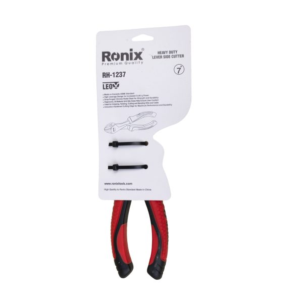 انبر سیم چین کله گاوی رونیکس مدل RH-1237 سایز 7 اینچ