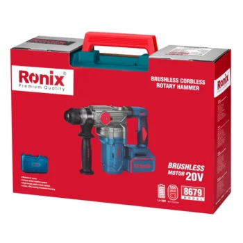 دریل بتن کن شارژی ۲۰ ولت رونیکس مدل ۸۶۷۹