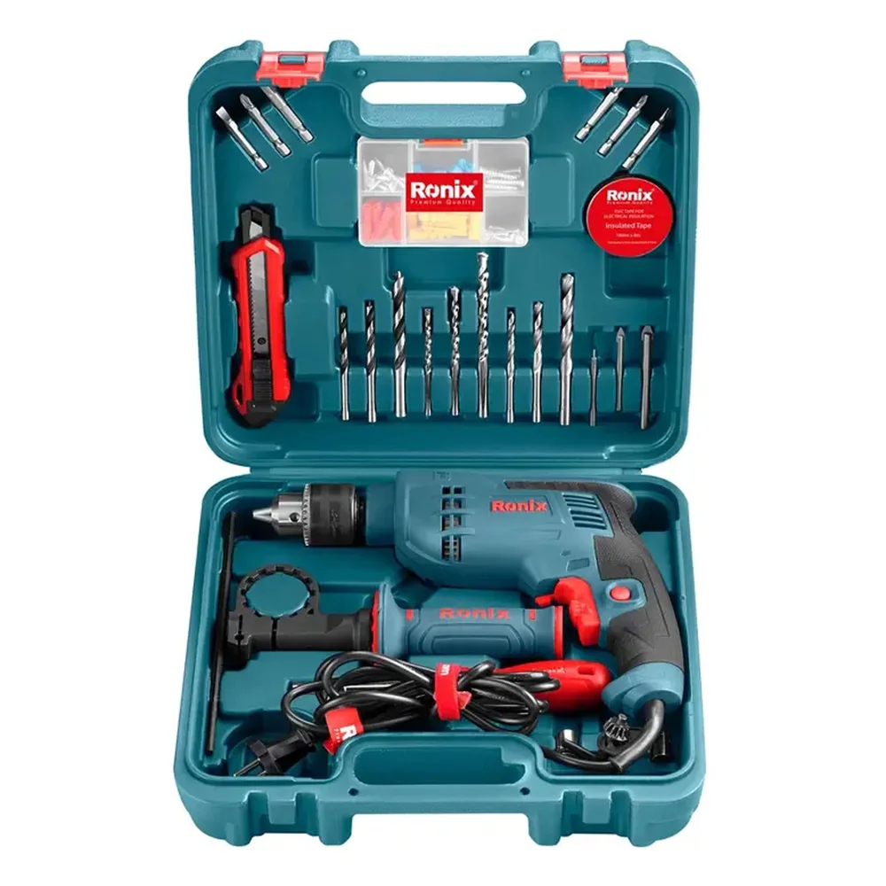 مجموعه ۳۳ عددی ترکیبی دریل برقی رونیکس مدل rs0008