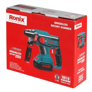 دریل بتن کن شارژی ۲۰ ولت رونیکس مدل ۸۹۱۰