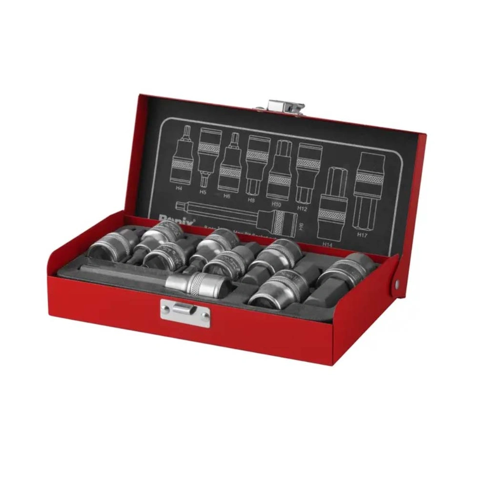 جعبه بکس 1/2 اینچ شش گوش 9 پارچه رونیکس RH-2692