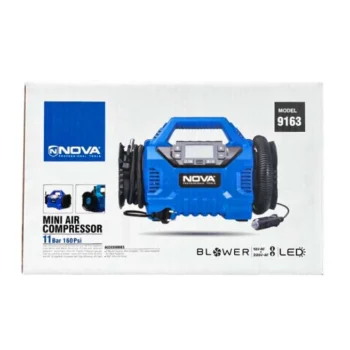 مینی کمپرسور سه کاره ۱۰۰ وات نووا مدل ۹۱۶۳