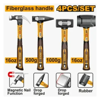 مجموعه 4 عددی چکش اینکو مدل HCH9004