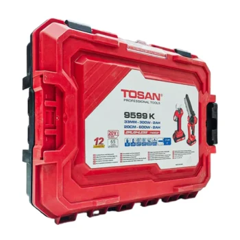 کیت اره زنجیری و قیچی باغبانی شارژی 20 ولت توسن مدل 9599K