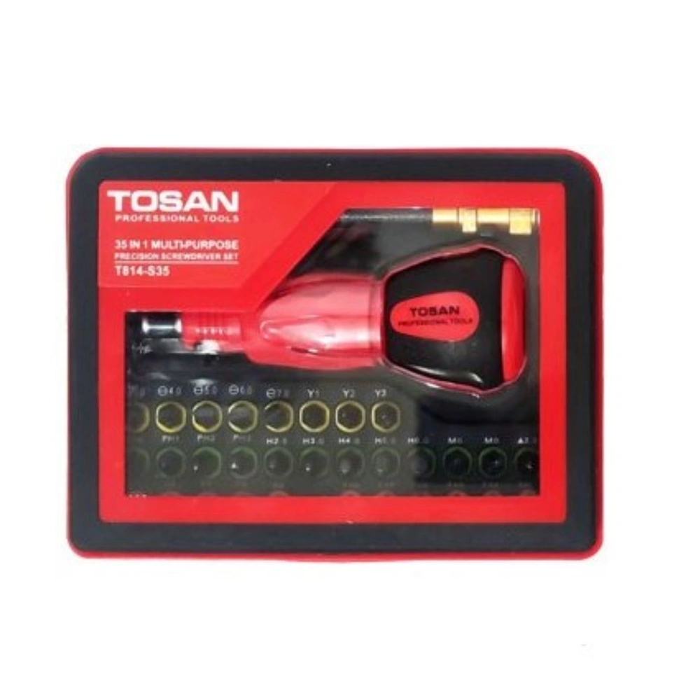 مجموعه 35 عددی پيچ گوشتی توسن مدل T814-S35 مجموعه 35 عددی پيچ گوشتی توسن مدل T814-S35
