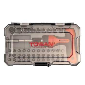 مجموعه 47 عددی سری پیچ گوشتی و سری بکس توسن مدل T814-S47