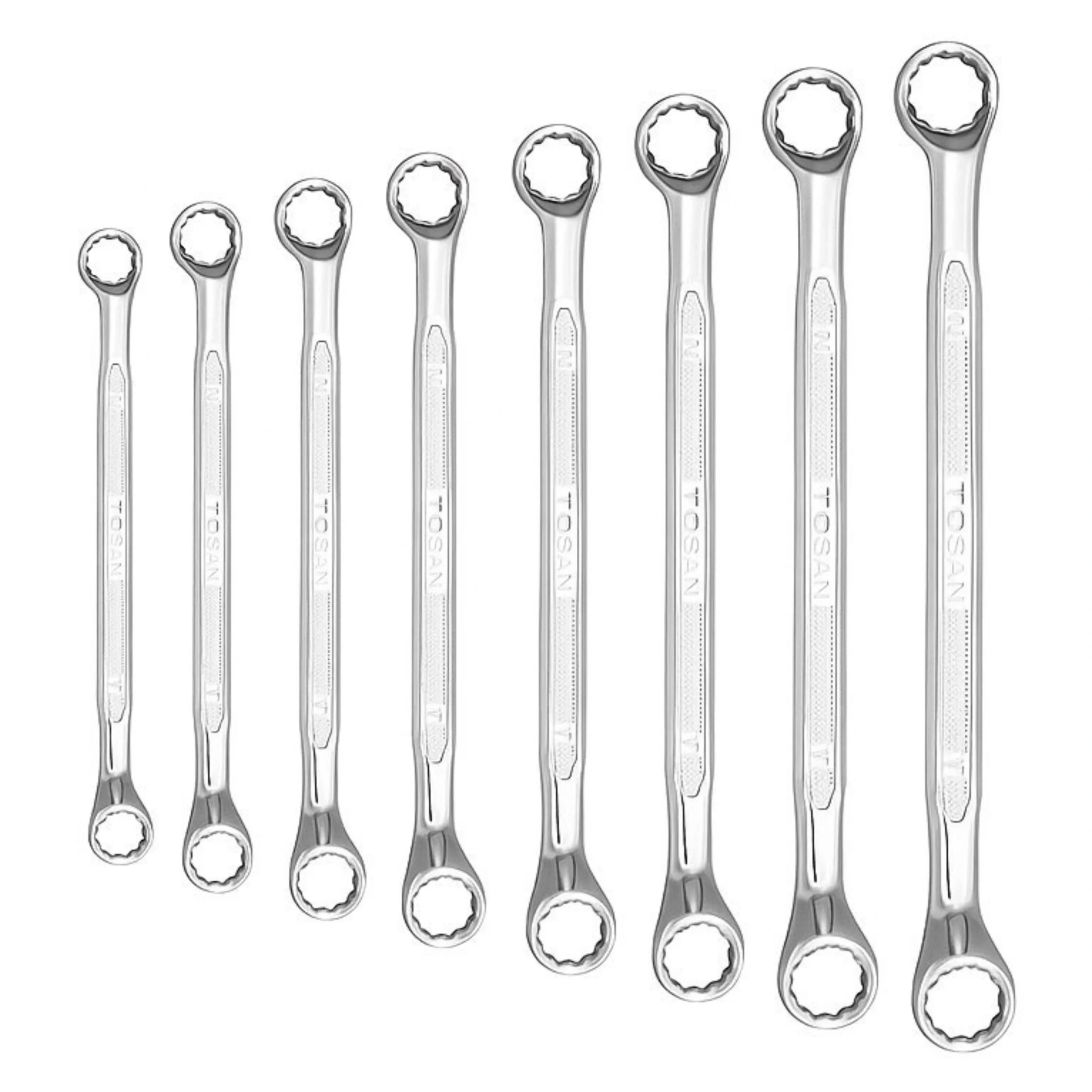 مجموعه آچار دو سر رينگ 8 عددی توسن مدل TI102-S8