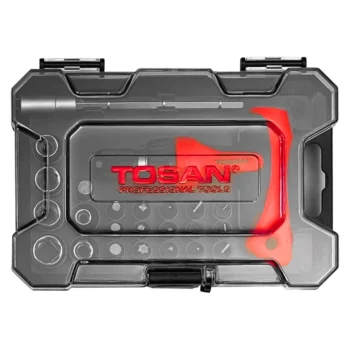 مجموعه 24 عددی سری پیچ گوشتی و سری بکس توسن مدل T814-S24
