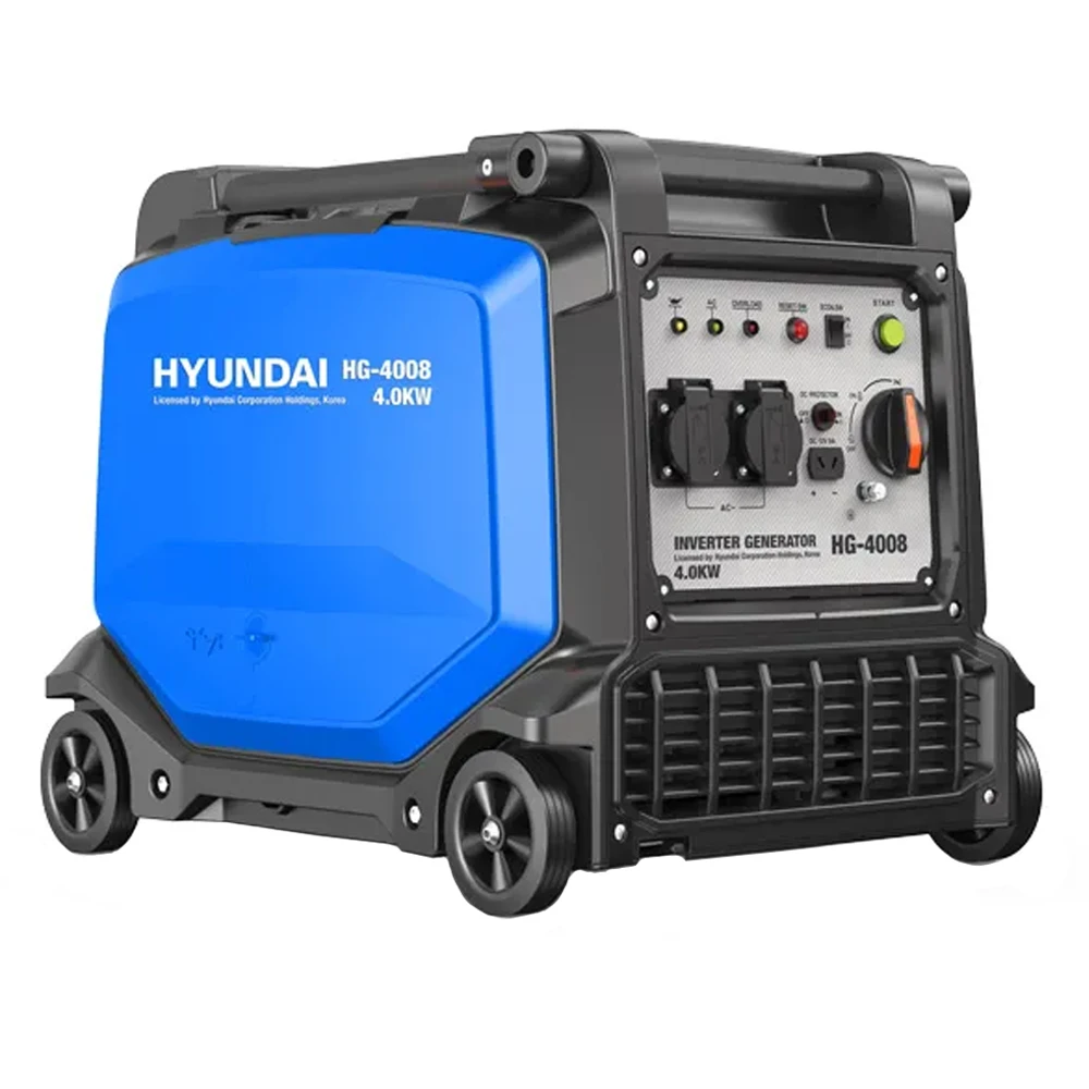موتور برق اینورتر دار بنزینی 4 کیلو وات هیوندای مدل HG-4008