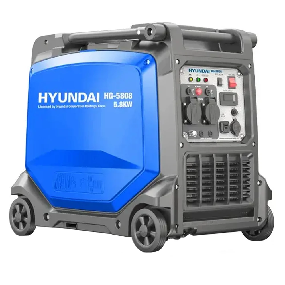 موتور برق اینورتر دار بنزینی 5.7 کیلو وات هیوندای مدل HG-5808