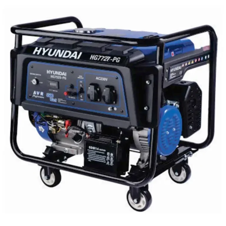 موتور برق بنزینی ۷.۷ کیلو وات هیوندای مدل HG7727-PG