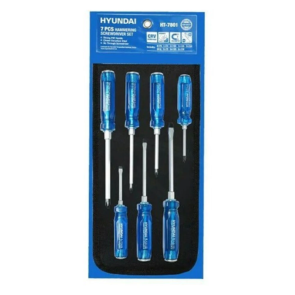 مجموعه ۷ عددی پیچ‌ گوشتی هیوندای مدل HT-7801
