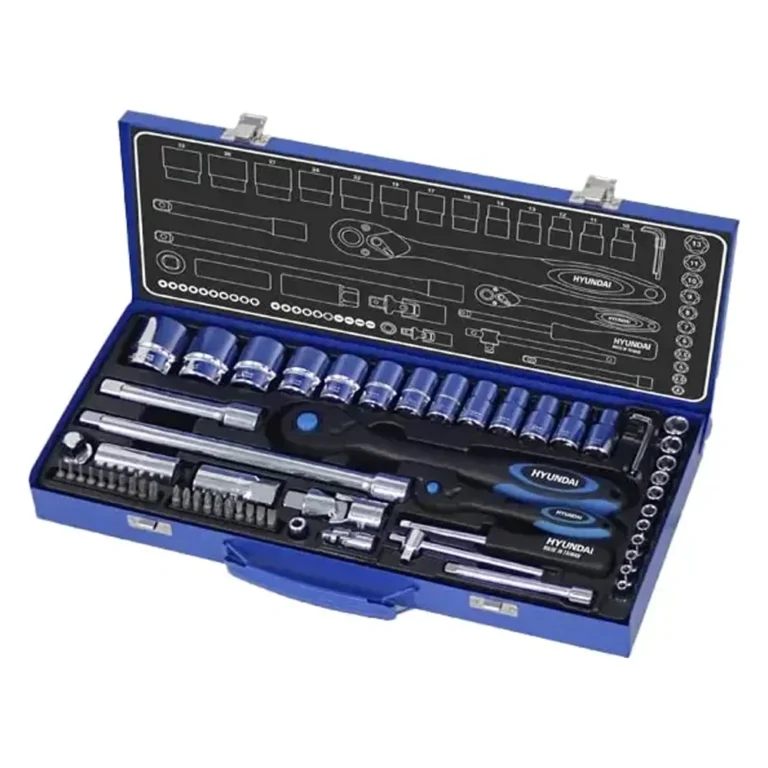 مجموعه ۶۰ عددی جعبه بکس و سری پیچ گوشتی هیوندای مدل HT-9160